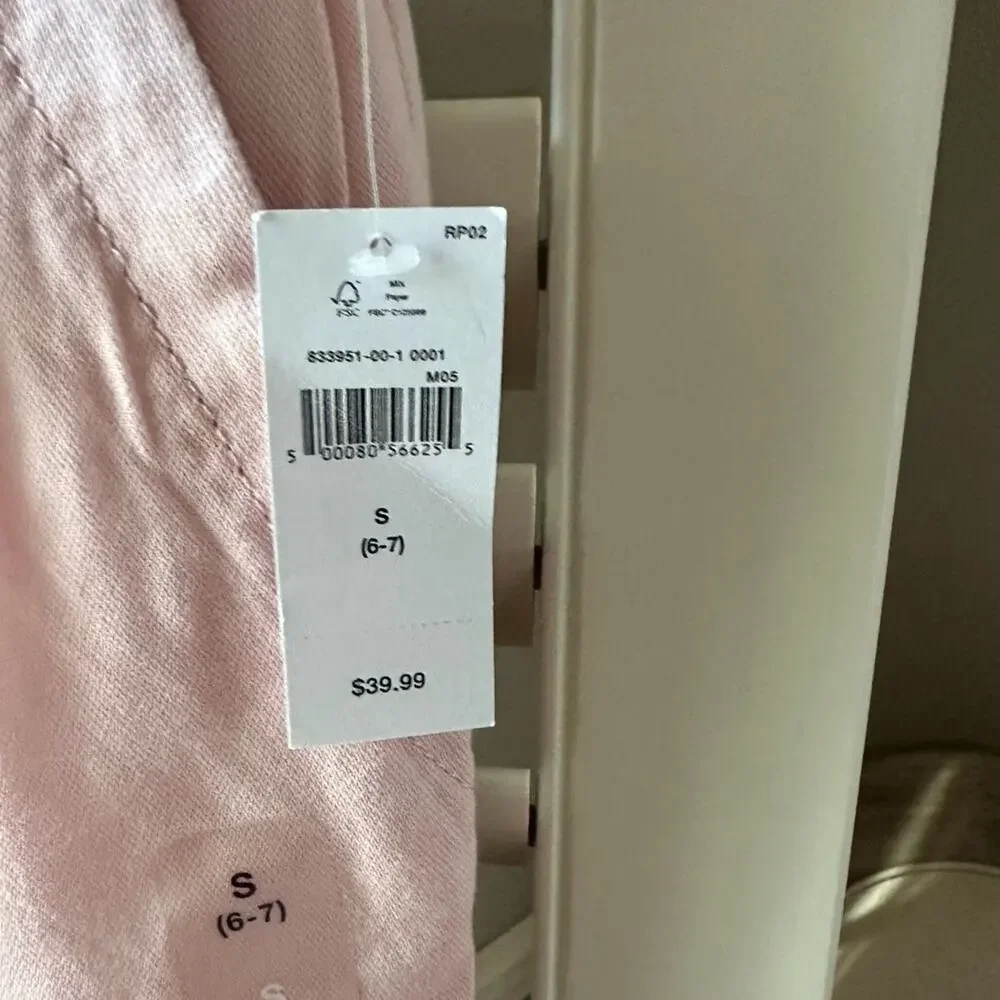 Gap Kids Pull-On Cargo Joggers pink New Size S 6-7